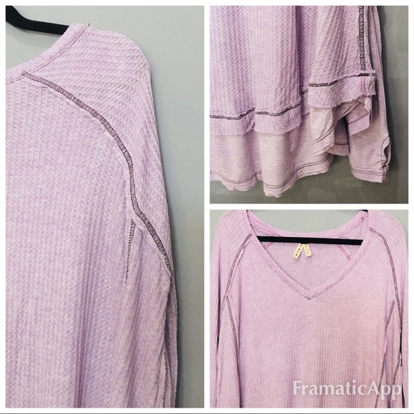 FREE PEOPLE Laguna Thermal Top. NWT - Picture 7 of 8